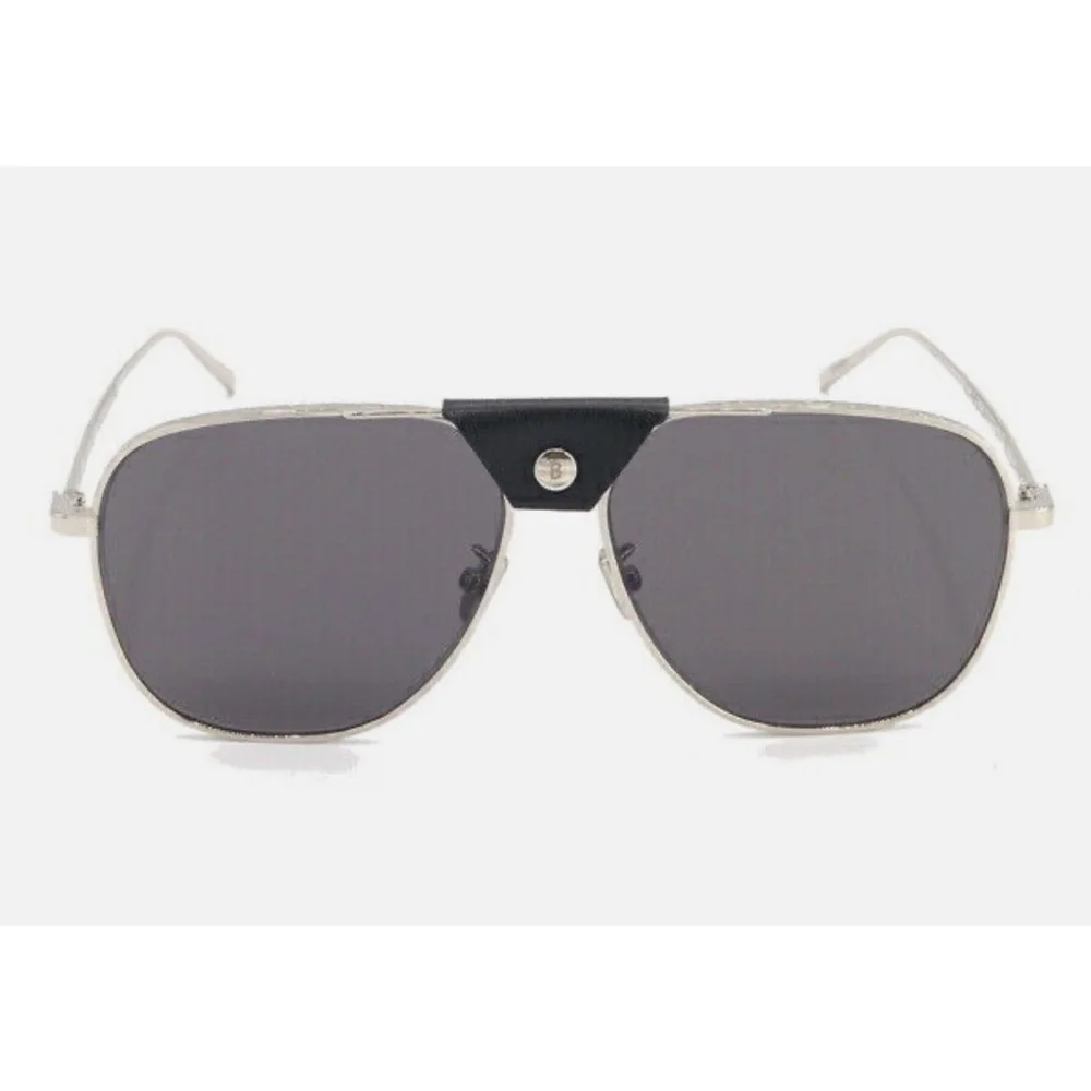 Berluti BL40030U Sunglasses Silver Clear Black, 59°13, 150 Eyewear